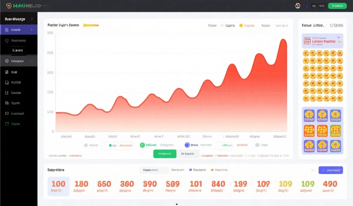 走势与统计示意图